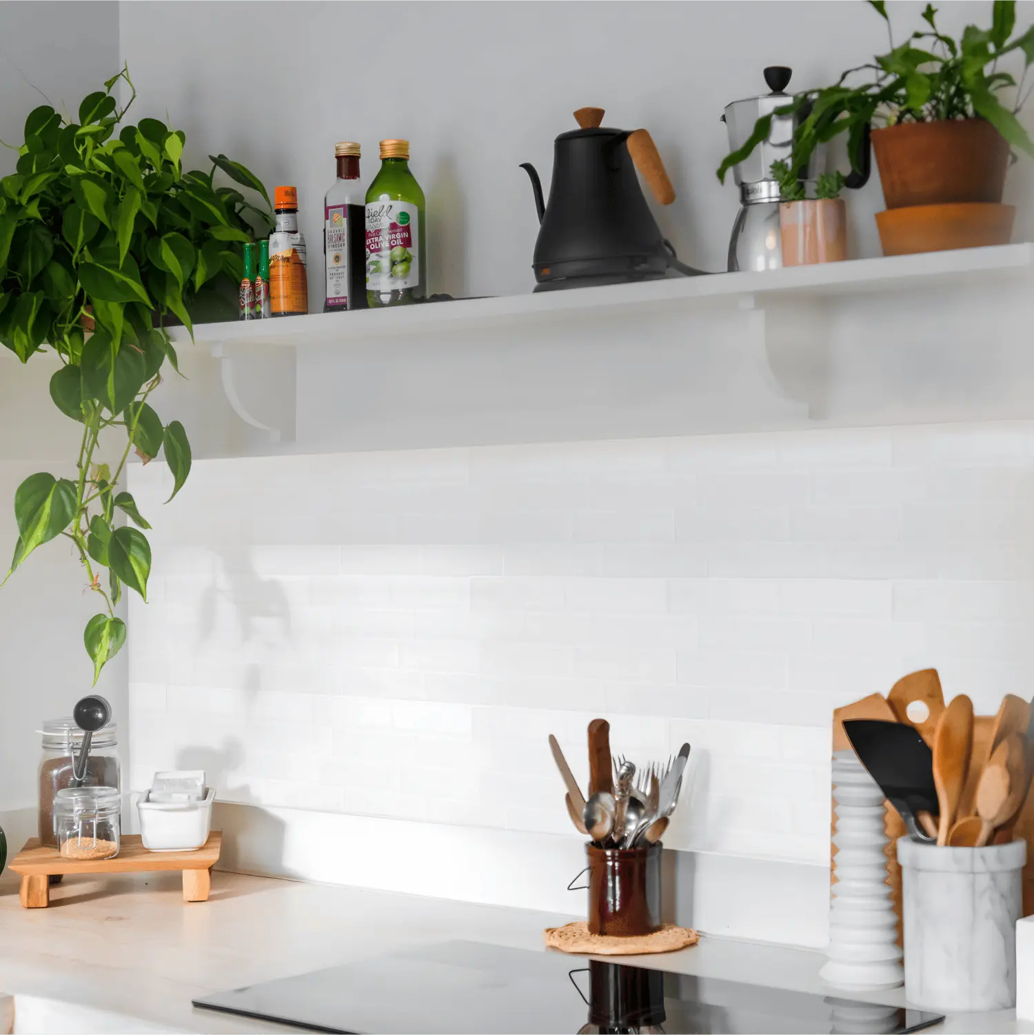 Plaktegel Mattoni wit – sfeerbeeld 1